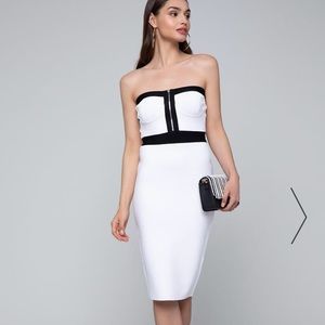 Bebe sexy strapless dress - XS
